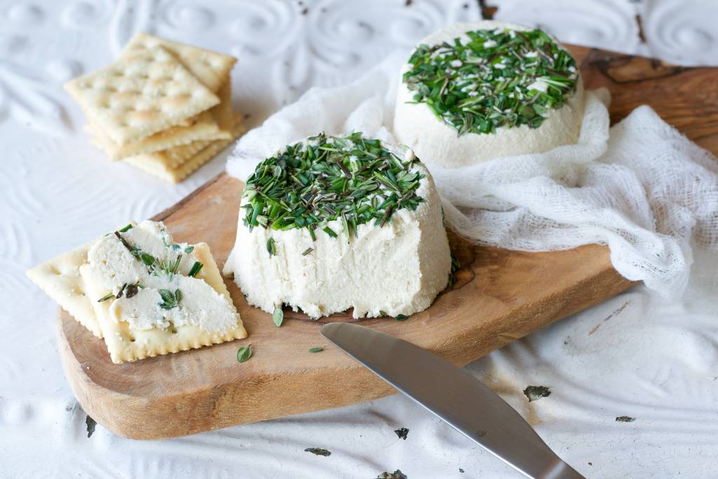 Fromage végétal ail et fines herbes